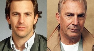 Знаменитые актеры тогда и сейчас (24 фото)