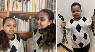Братья пять лет отращивали волосы вопреки насмешкам одноклассников, чтобы помочь больным детям (10 фото)