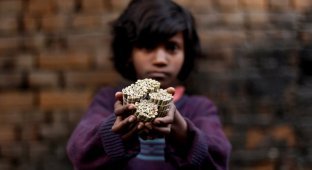 Индийская девочка в табачном плену (10 фото)