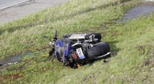 В понедельник 16.07 в Таллине погиб мотоциклист (7 фото)
