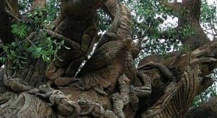 Деревянные скульптуры (20 фотографии)