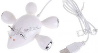 Забавный USB-хаб в виде мыши (3 фото)