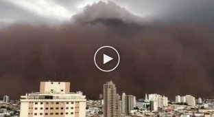 Песчаная буря в Сан-Паулу