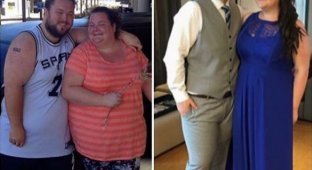 Пара из Австралии вместе похудела на 170 килограммов (8 фото)