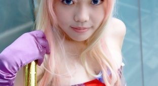 Очень симпатичная японская девочка-косплейщица (20 фото)