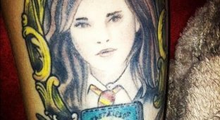 Эту татуировку в стиле «Гарри Поттера» можно увидеть, только если вы знаете 'магический' секрет (8 фото)