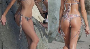 «Ангел» Victorias Secret демонстрирует идеальную фигуру в бикини (14 фото)
