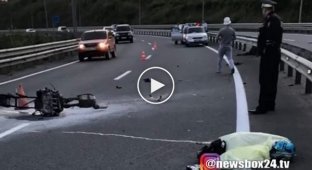На объездной Седанкинской трассе насмерть разбилась девушка-мотоциклист