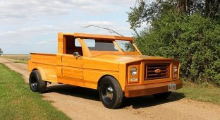 Полностью деревянный пикап Ford из Южной Дакоты (26 фото)