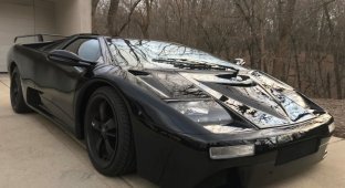 Отличная реплика Lamborghini Diablo построенная на базе Honda (14 фото + 1 видео)