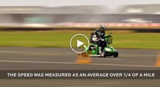 Инвалидный скутер установил рекорд скорости