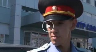 Молдованский ГАИшник решил "попросить" удалить видео с камеры