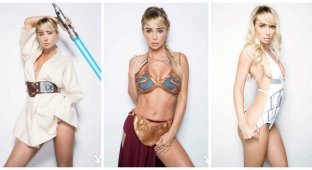 Известная модель Playboy примерила на себя образы персонажей «Звездных войн» (21 фото)