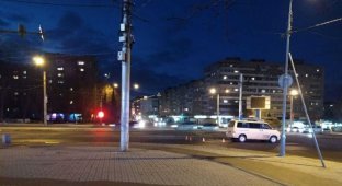 Не добежала: пенсионерка попала под машину в Череповце (2 фото + 1 видео)