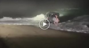 Когда хорошо отметил и нашел машину на пляже в Сиднее