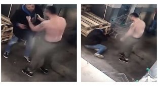 Посетителя магазина на Новом Арбате избили тележкой (8 фото + 2 видео)
