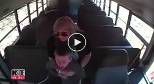 Обладая основными навыками первой помощи, женщина-водитель школьного автобуса, смогла спасти ребенка