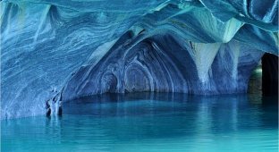 Мраморные пещеры озера Буэнос-Айрес (24 фотографии)