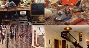 Леопардовый принт, золото и люстры: в каких квартирах живут российские знаменитости (10 фото)