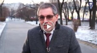 Израильский журналист берет интервью у Михаила Леонтьева. На Россию оказывается напали