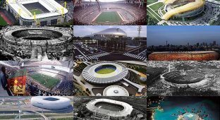 Стадионы чемпионатов мира по футболу (13 фото)