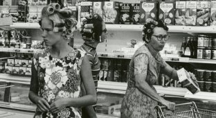 Назад в прошлое: редкие винтажные фотографии американских продуктовых магазинов (61 фото)