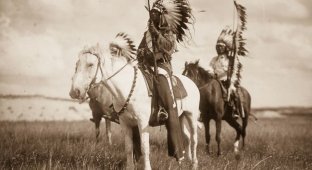 Редкие фото начала XX века из жизни коренных жителей Америки — индейцев (43 фото)
