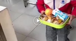 Как кормят в школьных столовых Китая