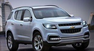 Компания Chevrolet показала новый Trailblazer (6 фото)