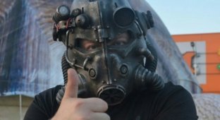 Оригинальный шлем из Fallout своими руками (8 фото)