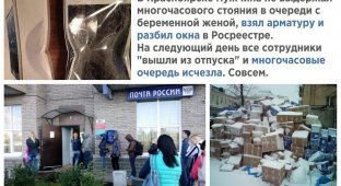 Филиал ада на земле: безнаказанные выходки Почты России (23 фото + 5 видео)
