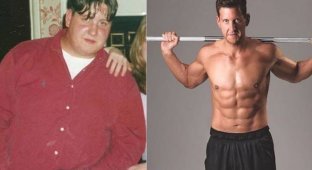 Мужчины, поборовшие лишний вес (9 фото)