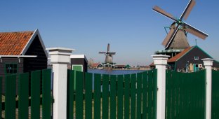 Голландские мельницы (23 фото)