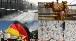 50 лет с момента строительства Берлинской стены (30 фото)