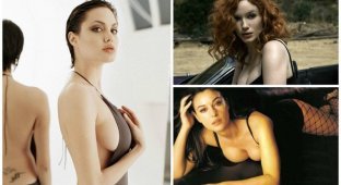 Знаменитые девушки с большой натуральной грудью (14 фото)