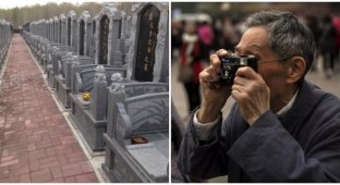 Пожилых китайских туристов отвезли на кладбище в качестве рекламы вместо экскурсии (2 фото)