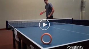 Мастера настольного тенниса из Финляндии показали впечатляющие трюки