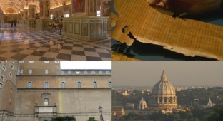 Посещение библиотеки Ватикана (15 фото)