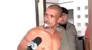 Журналист не ожидал такого от преступника в бразильской тюрьме