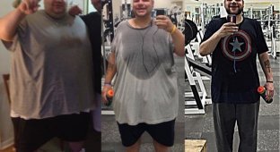 Минус 190 кг за 700 дней и другие истории похудения (16 фото)
