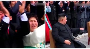 В Северной Корее пышно отпраздновали день рождения Ким Ир Сена (7 фото + 2 видео)