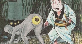 Странные существа японского фольклора или Баба Яга и Кащей Бессмертный курят в сторонке (11 фото)