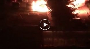В Обнинске за ночь сгорело пять автомобилей
