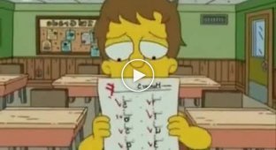 Вся жизнь Гомера за 59 секунд