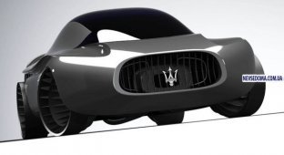 Украинский дизайнер представил концепт Maserati Quattroporte 2030 (12 фото)