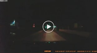 Ночная дорога и несоблюдение безопасной скорости