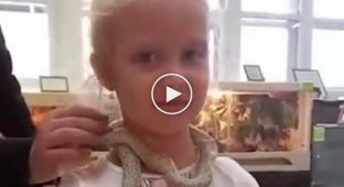 В контактном зоопарке в Екатеринбурге змея укусила пятилетнюю девочку