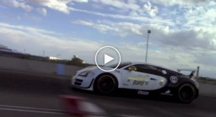 Драг-рейсинг  Porsche против Bugatti