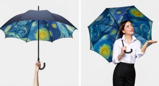 15 крутых зонтов, с которыми можно влюбиться в непогоду (16 фото)