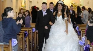 Гламурная цыганская свадьба (23 фото)